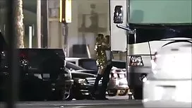 گربه اش را با انگشتا ...
